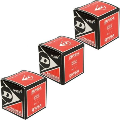 Dunlop Squashball (3x) progress (rode stip)